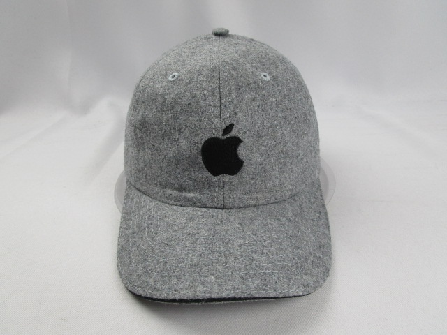 flannel apple logo baseball cap