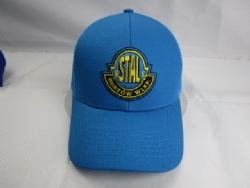 BSCI custom design embroidery fashionable stylesnapback trucker mesh hat in cyan
