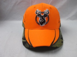 fluorescent orange color hunting cap