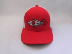 maple design trucker maesh sports mesh V trucker hat for CA customer