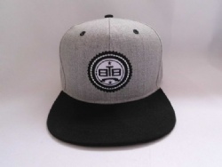 BSCI custom EMBROIDERY street sale HEATHER GREY color hip top trucker hat snapback