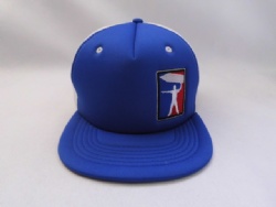 Foam mesh truker hat flat peak design