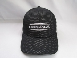 Reflective PU mesh style bonded baseball cap
