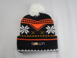 Custom design jacquard beanie