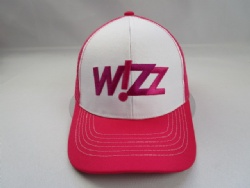 Wholesale 6 panel embroidery Mesh Trucker Hats for woven