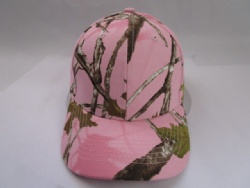 Pink camo baseball cap
