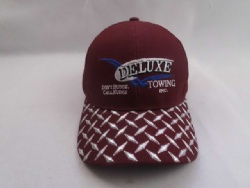 Sonic weld peak mesh running hat custom design