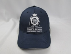 navy color custom design rip stop baseball cap