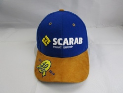 Suede peak cotton baseball cap custom design
