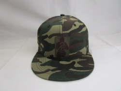 Snap back camo flat bill custom design hat