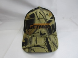 Leaf camo mesh running hat