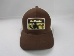 woven badge custom design truker hat