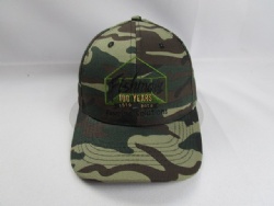acrylic material stiff camo custom design baseball hat
