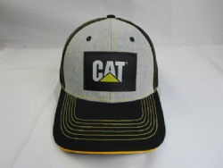 CAT woven badge custom logo baseball hat