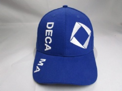 100% Cotton Six Panel custom Embroidery Baseball Cap in royal
