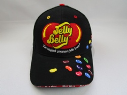 100% Cotton Six Panel candy design Embroidery Baseball Cap