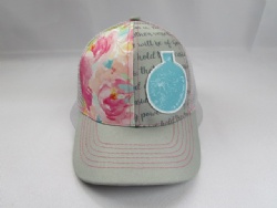 Sublimation custom design woven patch running hat
