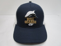 Custom 6-panel trucker cap with embroidery patch
