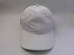 light weight microfibre 6 panel white color golf cap