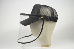 Detachable Coronary Virus Protective Eye Cap Anti-pollen Anti-spitting Anti-saliva Face Cover Sport Hats with Mask
