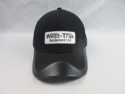 PU LEATHER peak custom design baseball hat