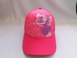 fashion girl sublimation mesh pink trucker hat kids size
