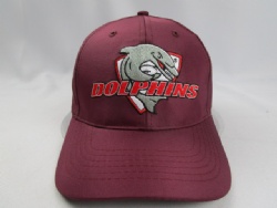 Wholesale rip stop mesh hat with custom logo in Maroon