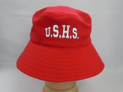 Double pique mesh bucket hat customer design
