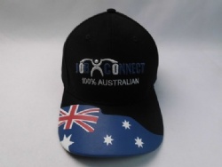 AU printing flag 100% cotton baseball cap